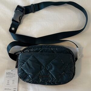 Athleta All About Shine Quilted Crossbody Belt Bag